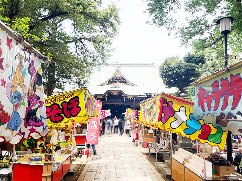 鬼子母神堂・夏市