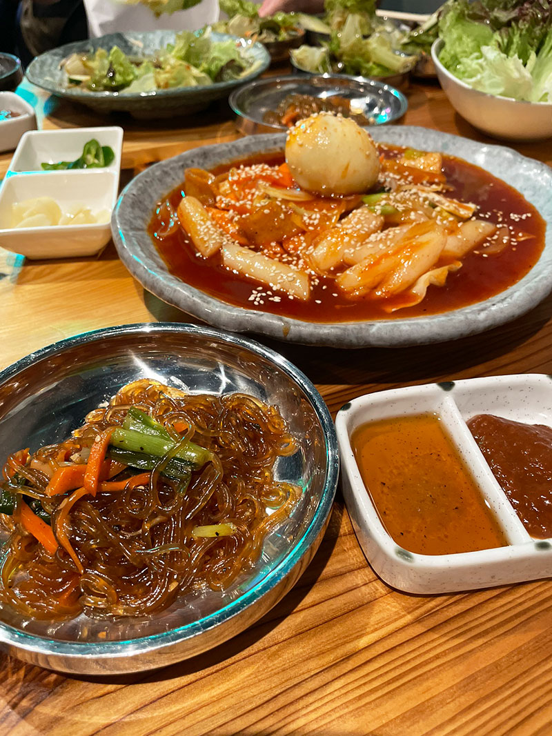 椎名町 とんとん ソウル屋台 韓国料理 チャプチェ トッポギ 안녕하세요 アニュハセヨ