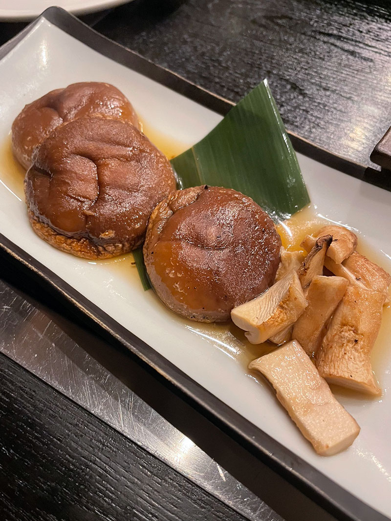 要町 お好み焼き屋さん 居酒屋 英福 しいたけ焼き