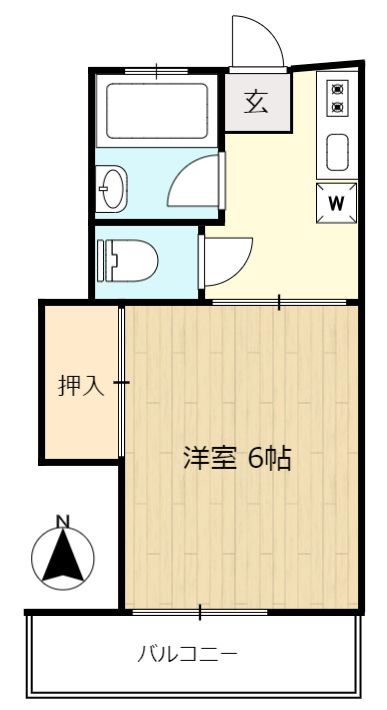 雑司が谷・目白・池袋の賃貸マンション・不動産ならセンチュリー21パキラハウス 冨士見荘新館105